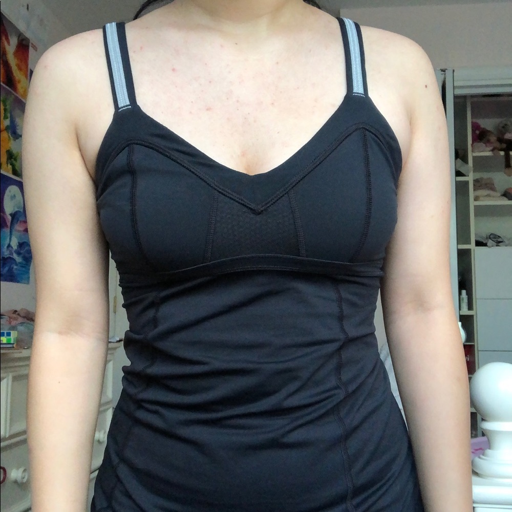 Black Lululemon Active Tank Top